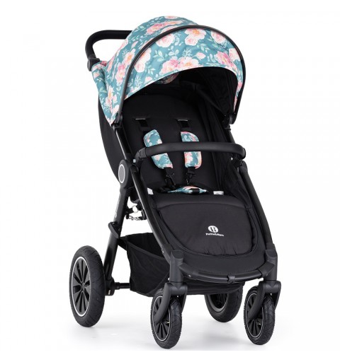 Petite&Mars Street2 Air Black - wózek spacerowy do 22kg | Roses